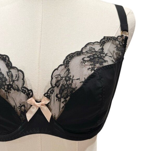 Agent Provocateur Joseline Black Bra SIZES 34E 36DD NWT - Picture 4 of 8